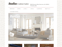 Tablet Screenshot of italiafurniture.com